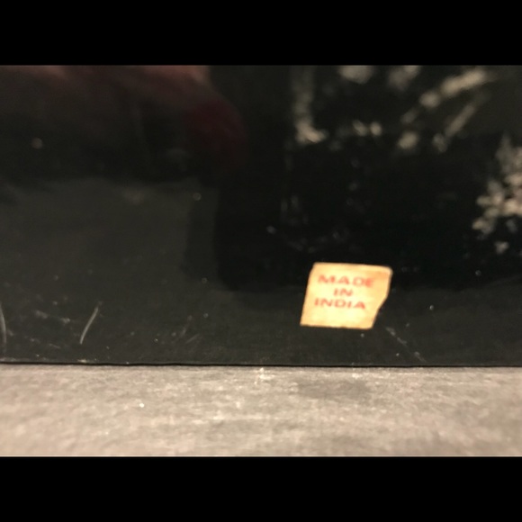 Vintage Wooden Box Hand Painted with Matching Wooden Ornament Made in India. - Picture 12 of 12